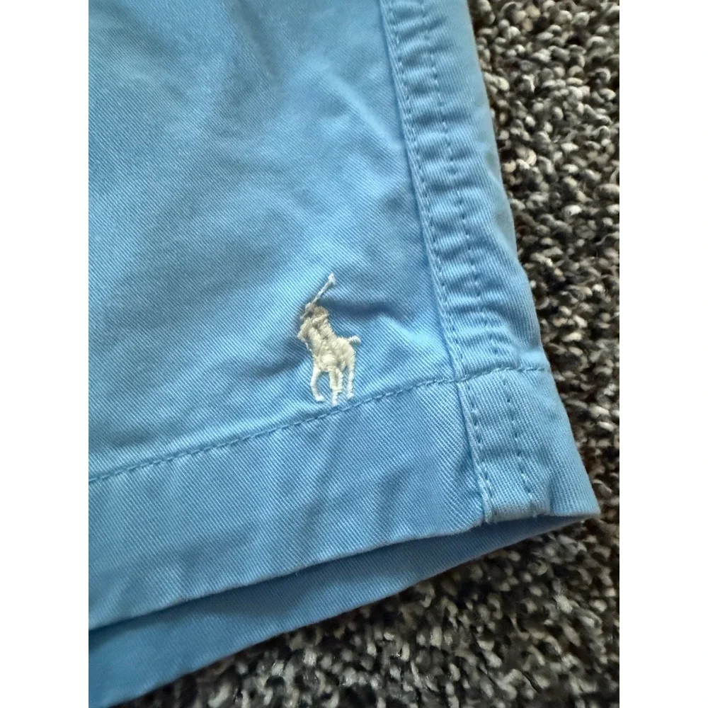 Polo Ralph Lauren Stretch Classic Fit Shorts Mens 2XB Blue Drawstring Chino